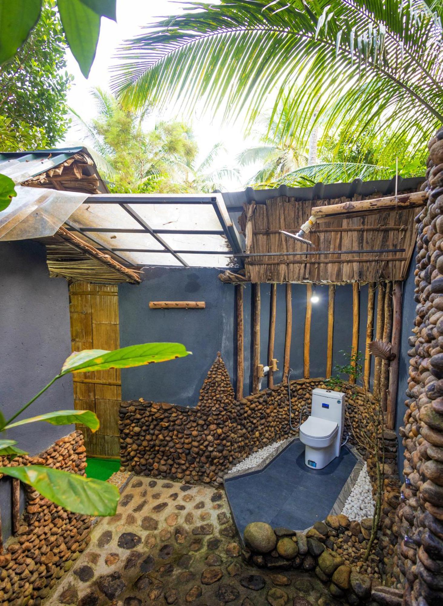 Fab - Bamboo Hut With Open Shower Munnar Luaran gambar